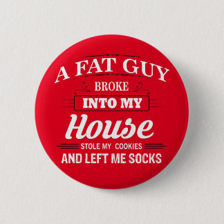 サンタおもしろいクロースことわざ 缶バッジ