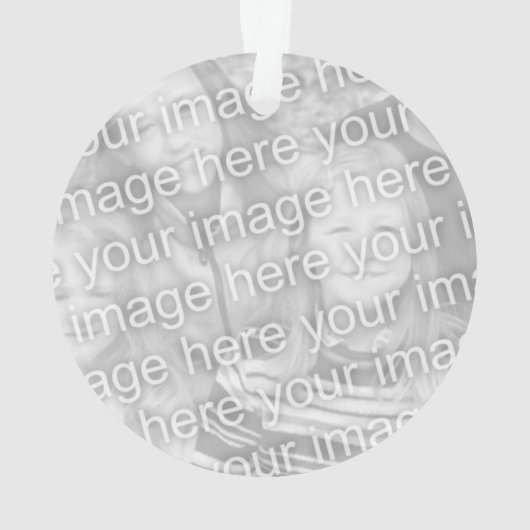 サンタおもしろいクロースのお腹の漫画のクリスマス写真 オーナメント (裏面)