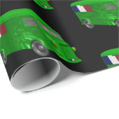 サンタおもしろいクロースはシトロエンタイプHファンチューブを駆動 ラッピングペーパー (ロールコーナー)