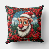 サンタおもしろいクロースリースとオーナメント クッション (裏面)