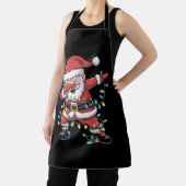 サンタおもしろいクロース灯 エプロン (インサイチュ)