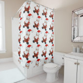 サンタおもしろいクロース シャワーカーテン (インサイチュ)