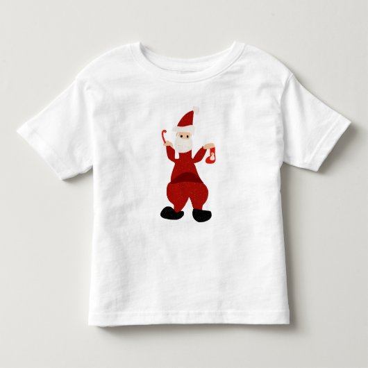 サンタおもしろいクロース トドラーTシャツ (正面)