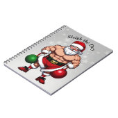 サンタおもしろいクロース ノートブック (左側)