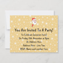 サンタおもしろいクロース、金ゴールドの色の星パターン。