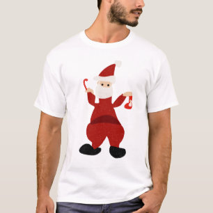 サンタおもしろいクロース Tシャツ