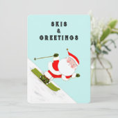 サンタおもしろいスキー シーズンカード (スタンド正面)