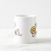 サンタおもしろいズ・ヒアクリスマスユーモア コーヒーマグカップ (中央)