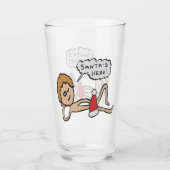 サンタおもしろいズ・ヒアクリスマスユーモア タンブラーグラス (正面)