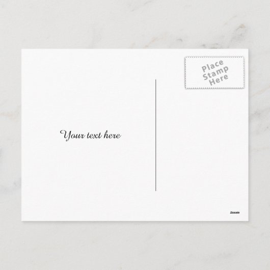 サンタおもしろいチキンクリスマスホリデーポストカード シーズンポストカード (裏面)