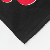 サンタおもしろいトランプはクリスマス楽しい気分だ フリースブランケット (角)