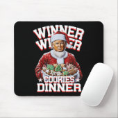 サンタおもしろいトランプクリスマス優勝者Cookie マウスパッド (マウス)