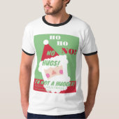 サンタおもしろいノハグスアグリー Tシャツ (正面)