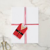 サンタおもしろいノベルティクリスマス ギフトタグ (より糸付き)