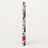 サンタおもしろいハットのクリスマスを着たかわいい子猫 Case-Mate iPhoneケース (裏面/右)