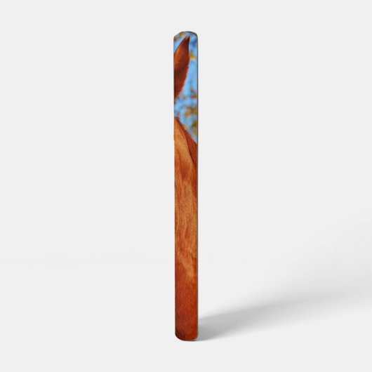 サンタおもしろいハットホースクリスマス SAMSUNG GALAXYケース (左側面)