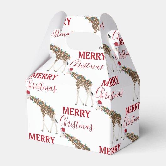 サンタおもしろいハット付きクリスマスキリン動物 フェイバーボックス (裏面サイド)