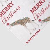 サンタおもしろいハット付きクリスマスキリン動物 薄葉紙 (詳細)