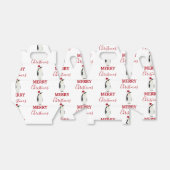 サンタおもしろいハット付きクリスマスペンギン動物 フェイバーボックス (折り畳みなし)