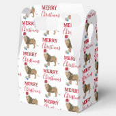 サンタおもしろいハット付きクリスマスリオン動物 フェイバーボックス (オープン)