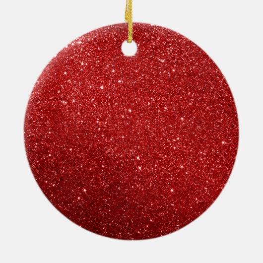 サンタおもしろいベ判定グリッターユーモアクリスマスジョーク セラミックオーナメント (裏面)