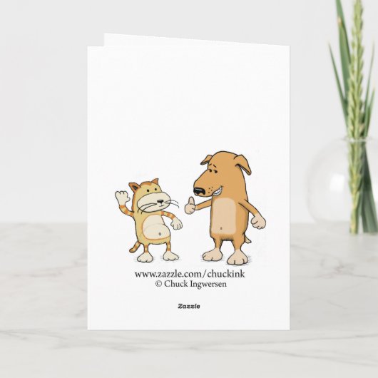 サンタおもしろいポーズドクリスマスカード シーズンカード (裏面)