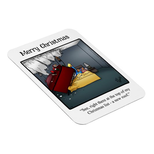 サンタおもしろいーの屋上ギフトユーモア磁石ギフト マグネット (右側)