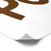 サンタおもしろいーの浴室の装飾 ポスター (角)