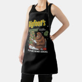 サンタおもしろいーへのクリスマスビッグフット手紙 エプロン (インサイチュ)