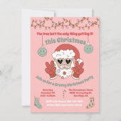 サンタおもしろいークリスマスパーティー 招待状 (正面)