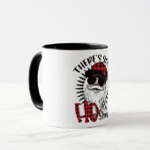 サンタおもしろいー家の中にホーズがいるぞ マグカップ (正面左)