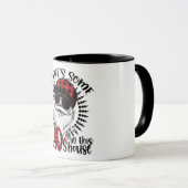 サンタおもしろいー家の中にホーズがいるぞ マグカップ (正面右)