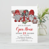 サンタおもしろい格言ズクリスマスホリデーオープンハウス 招待状 (スタンド正面)