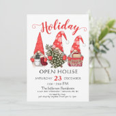 サンタおもしろい格言ズクリスマスホリデーオープンハウス 招待状 (スタンド正面)