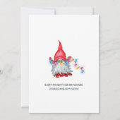 サンタおもしろい格言ズクリスマスホリデーオープンハウス 招待状 (裏面)