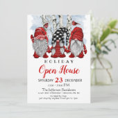 サンタおもしろい格言ズクリスマスホリデーオープンハウス 招待状 (スタンド正面)