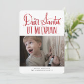 サンタおもしろい親愛に説明させて シーズンカード (スタンド正面)