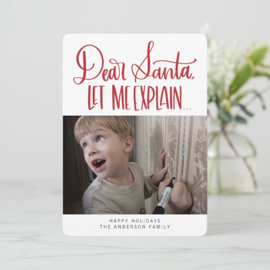 サンタおもしろい親愛に説明させて シーズンカード (スタンド正面)