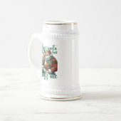 サンタおもしろい親愛ビール ビールジョッキ (正面左)