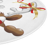 サンタおもしろい&トナカイ漫画オーナメントマグネットB カッティングボード (角)