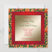 サンタおもしろい&トナディアキッズクリスマスパーティー招待状 招待状 (裏面)