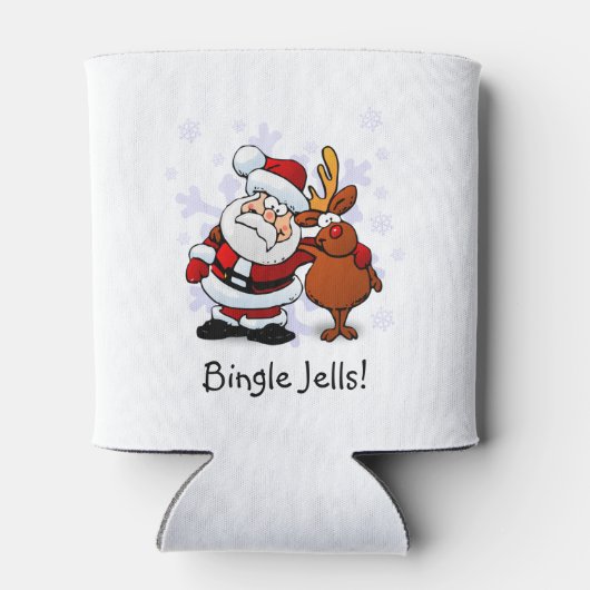 サンタおもしろい&ルドルフクーラーボックス 缶クーラー (裏面)