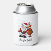サンタおもしろい&ルドルフクーラーボックス 缶クーラー (缶裏面)