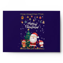 サンタおもしろい、雪だるま、トナカイのメリークリスマス