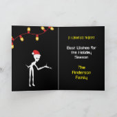 サンタおもしろい🎅🛸 UFOクリスマスパーティー シーズンカード (内部)