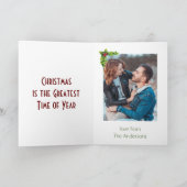 サンタおもしろい🎅🛸 UFOクリスマス シーズンカード (内部)