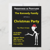 サンタおもしろい🎅🛸 UFOクリスマス 招待状 (裏面)