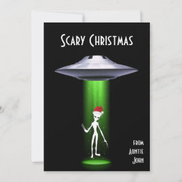 サンタおもしろい🎅🛸 UFOクリスマス 招待状