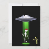 サンタおもしろい🎅🛸 UFOクリスマス 招待状 (裏面)