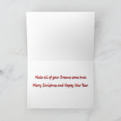 サンタおよびジャーマン・シェパード シーズンカード (内部)